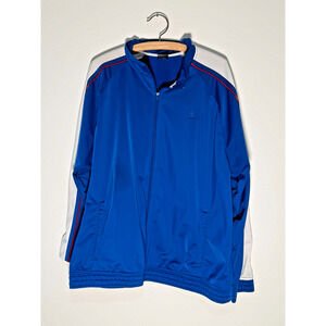 Starter Blue Full Zip Track Jacket 2XL Mens Athletic Lightweight Zip Up Red